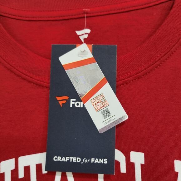 NEW SCU SANTA CLARA UNIVERSITY LONG SLEEVE RED T-SHIRT - M - Picture 4 of 8